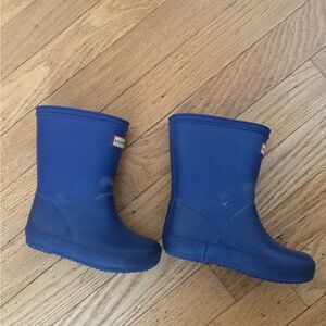 Hunter Blue Rain & Snow Boots